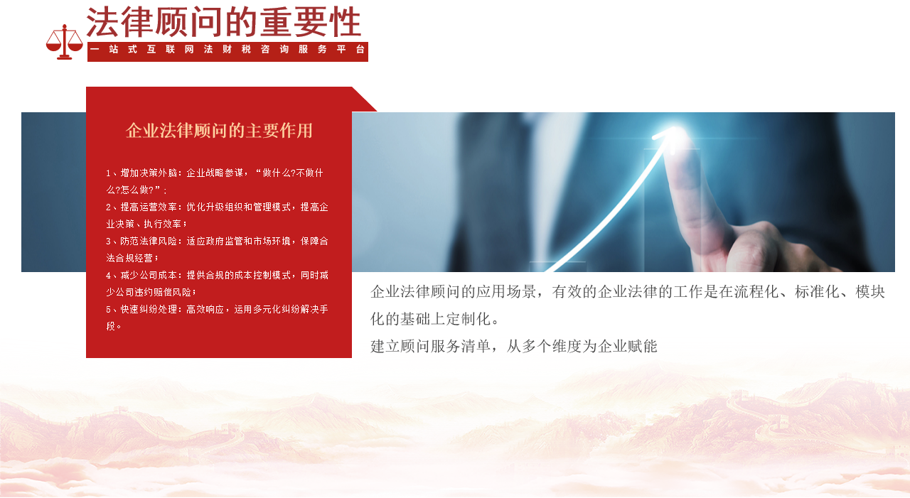 法律顾问的重要性